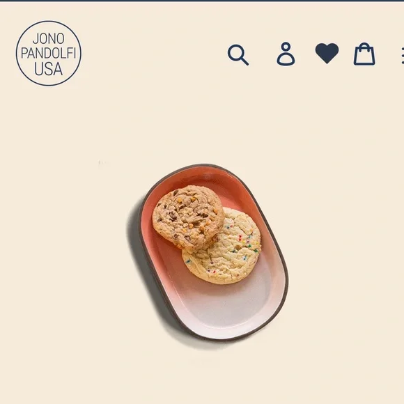 JONO PANDOLFI Oval Platter/Tray Creamsicle Ombre - Thumbnail 3